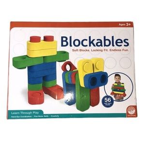 Blockables Soft Building Blocks 56 pc set